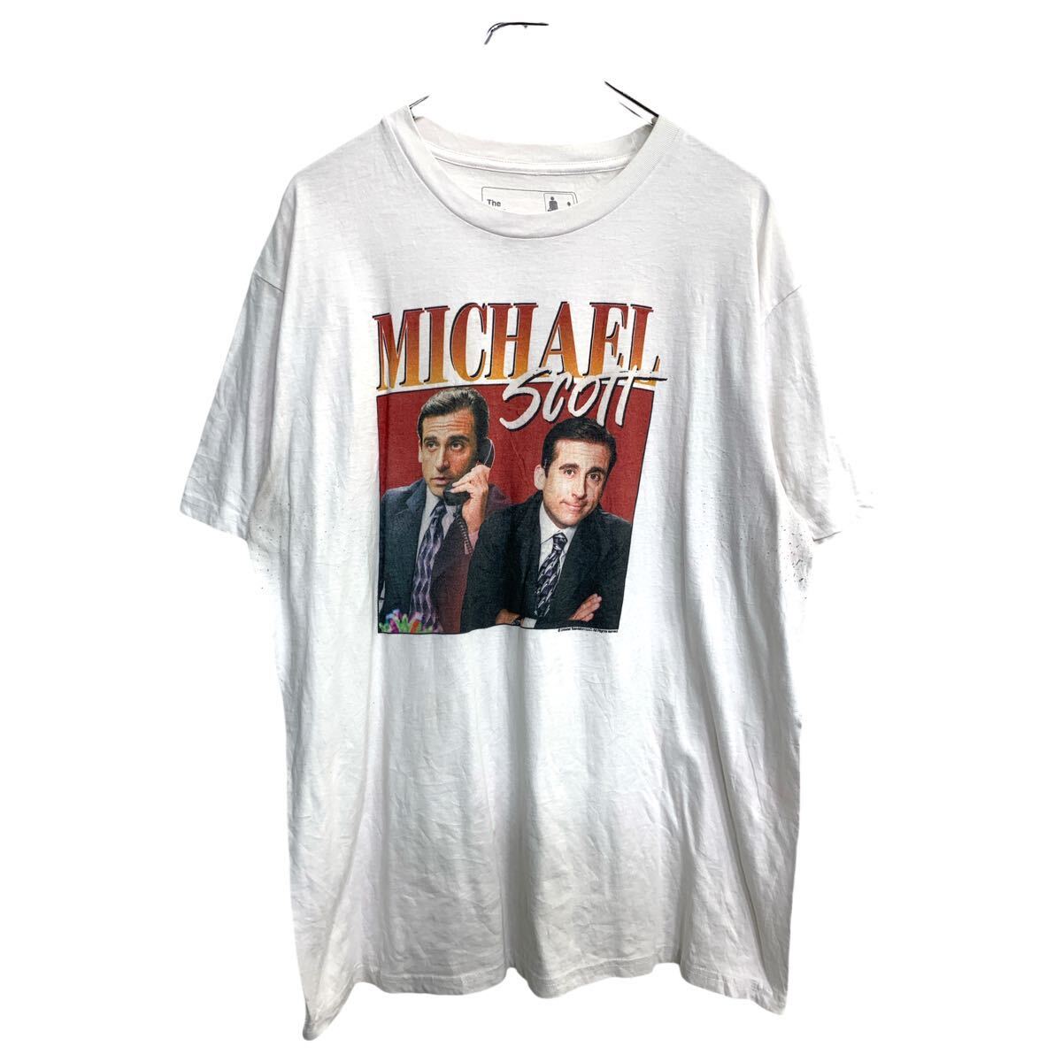 【中古】【古着】 The Office 半袖 プリント Tシャツ XLサイズ ザ・オフィス ホワイト コットン 古着卸 アメリカ仕入 t2409-3826