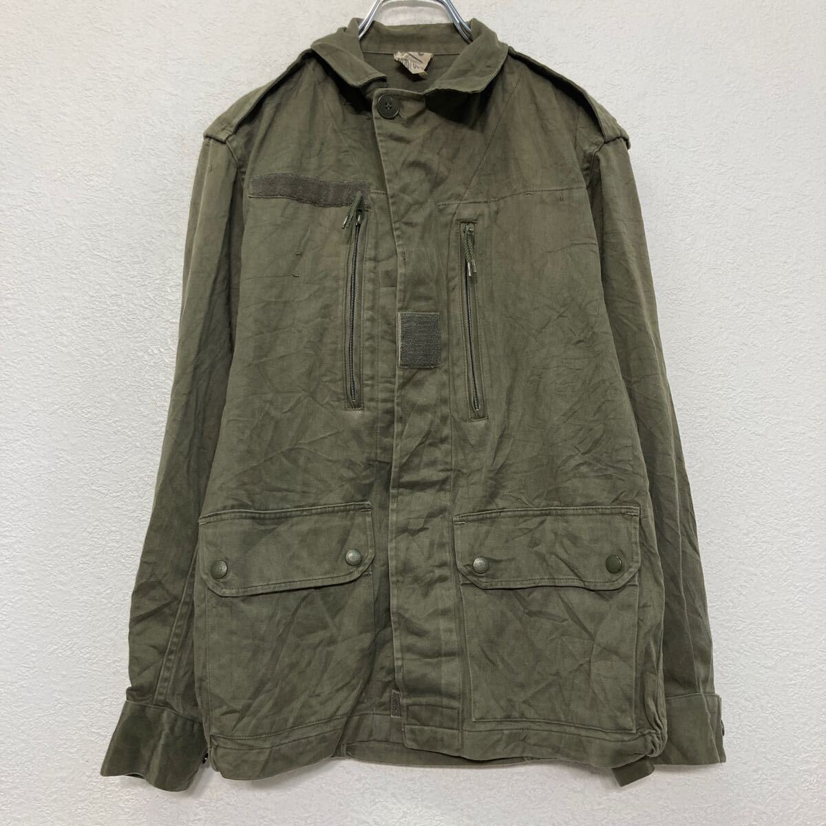 【中古】【古着】 military ミリタリー ジャケット S~ モスグリーン フィールドジャケット 古着卸 アメリカ仕入 a609-6569
