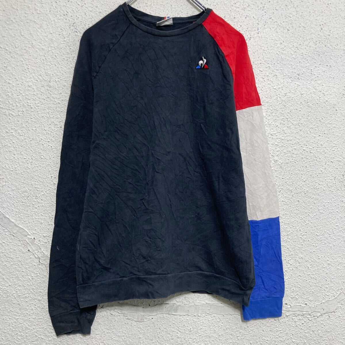 【中古】【古着】 le coq sportif プリント スウェット トレーナー キッズ L~ ルコ...