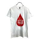 【中古】【古着】 GILDAN 半袖 プリント Tシャツ Sサイズ ギルダン ホワイト 古着卸 アメリカ仕入 t2409-3977