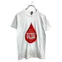 【中古】【古着】 GILDAN 半袖 プリント Tシャツ Sサイズ ギルダン ホワイト 古着卸 アメリカ仕入 t2409-3986