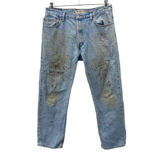 【中古】【古着】 Levi's 505 デニムパンツ W36 リーバイス レギュラーフィット ビッグサイズ コットン ライトブルー 古着卸 アメリカ仕入 2409-401 【中古】【古着】 Levi's 505 デニムパンツ W36 リーバイス レギュラーフィット ビッグサイズ コットン ライトブルー 古着卸 アメリカ仕入 2409-401
