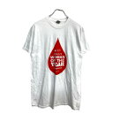 【中古】【古着】 GILDAN 半袖 プリント Tシャツ Mサイズ ギルダン ホワイト 古着卸 アメリカ仕入 t2409-3998