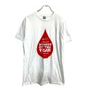 【中古】【古着】 GILDAN 半袖 プリント Tシャツ Mサイズ ギルダン ホワイト 古着卸 アメリカ仕入 t2409-4011