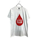 【中古】【古着】 GILDAN 半袖 プリント Tシャツ Mサイズ ギルダン ホワイト 古着卸 アメリカ仕入 t2409-4014
