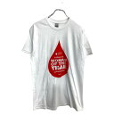 【中古】【古着】 GILDAN 半袖 プリント Tシャツ Mサイズ ギルダン ホワイト 古着卸 アメリカ仕入 t2409-4017