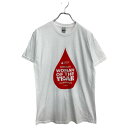 【中古】【古着】 GILDAN 半袖 プリント Tシャツ Mサイズ ギルダン ホワイト 古着卸 アメリカ仕入 t2409-4020