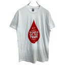 【中古】【古着】 GILDAN 半袖 プリント Tシャツ Mサイズ ギルダン ホワイト 古着卸 アメリカ仕入 t2409-4023