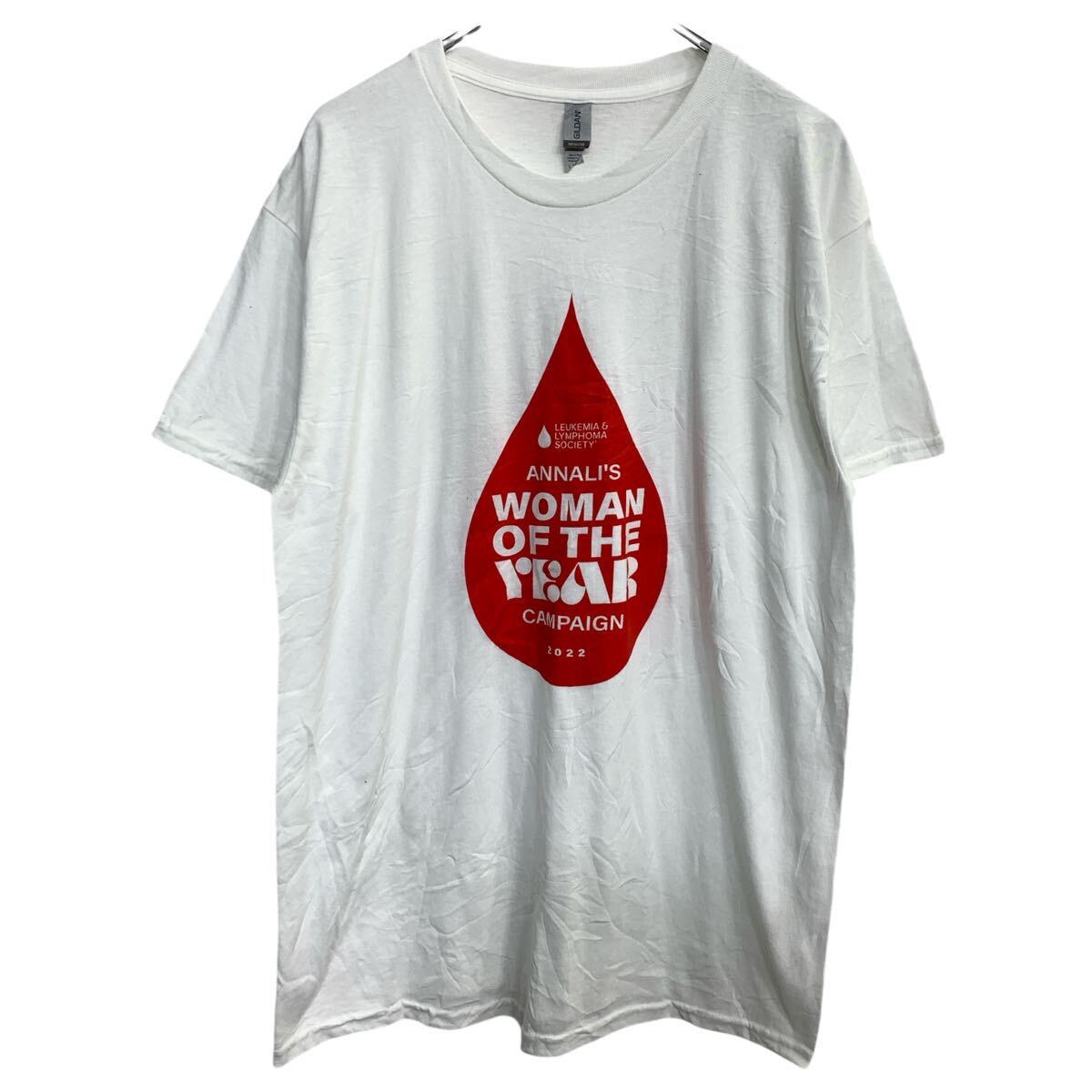 【中古】【古着】 GILDAN 半袖 プリント Tシャツ Lサイズ ギルダン ホワイト 古着卸 アメリカ仕入 t2409-4038