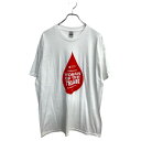 【中古】【古着】 GILDAN 半袖 プリント Tシャツ XLサイズ ギルダン ホワイト 古着卸 アメリカ仕入 t2409-4043