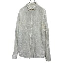 【中古】【古着】 UNIQLO 長袖 無地シャツ XL ホワイト ユニクロ 古着卸 アメリカ仕入 a609-7187