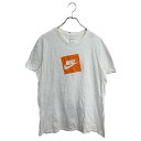 【中古】【古着】 NIKE 半袖 プリント Tシャツ Mサイズ ナイキ ホワイト コットン 古着卸 アメリカ仕入 t2409-4065