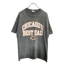 【中古】【古着】 NFL TEAM APPAREL 半袖 プリント Tシャツ Lサイズくらい グレー 古着卸 アメリカ仕入 t2409-4089