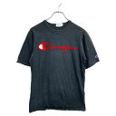【中古】【古着】 Champion 半袖 ロゴ Tシャツ Sサイズ チャンピオン ブラック 古着卸 アメリカ仕入 t2409-4221
