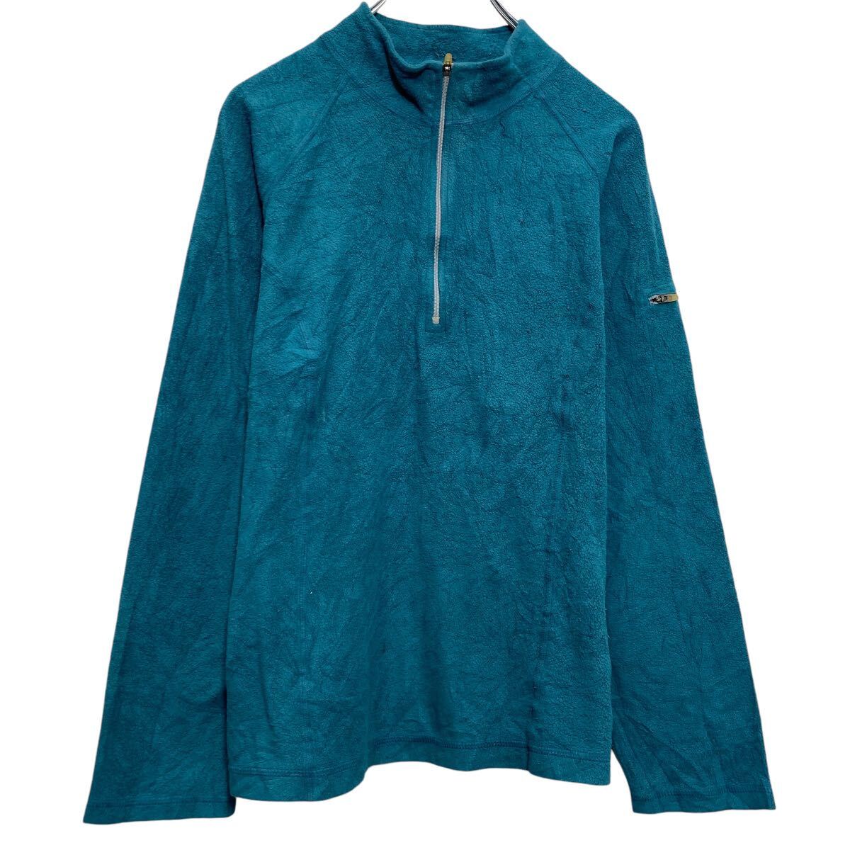 【中古】【古着】 L.L.Bean フリース ジャケット エルエルビーン レディース L ターコイズブルー アウトドア フルジップ 古着卸 アメリカ仕入 a610-5154