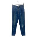 【中古】【古着】 Chic デニムパンツ W32相当 チック アメリカ製 ロングレングス レディース ブルー 古着卸 アメリカ仕入 2410-25