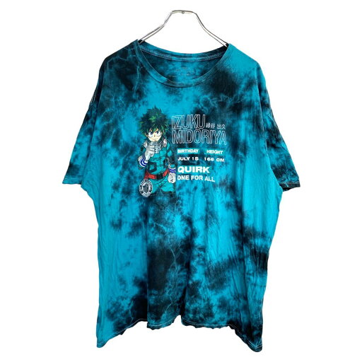 【中古】【古着】 MY HERO ACADEMIA 半袖キャラクターTシャツ XLサイズ 僕のヒーローアカデミア タイダイ柄 コットン 古着卸 アメリカ仕入 t2410-3076 【中古】【古着】 MY HERO ACADEMIA 半袖キャラクターTシャツ XLサイズ 僕のヒーローアカデミア タイダイ柄 コットン 古着卸 アメリカ仕入 t2410-3076