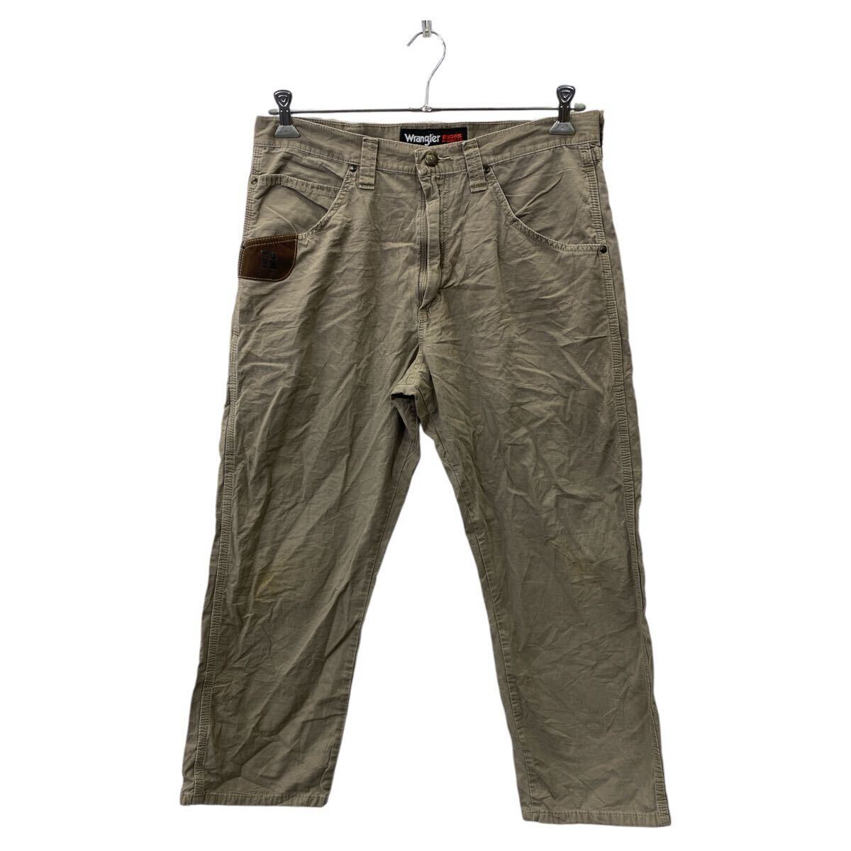 【中古】【古着】 Wrangler ワークパンツ W34 ラングラー コットン ブラウン系 古着卸 アメリカ仕入 2410-135