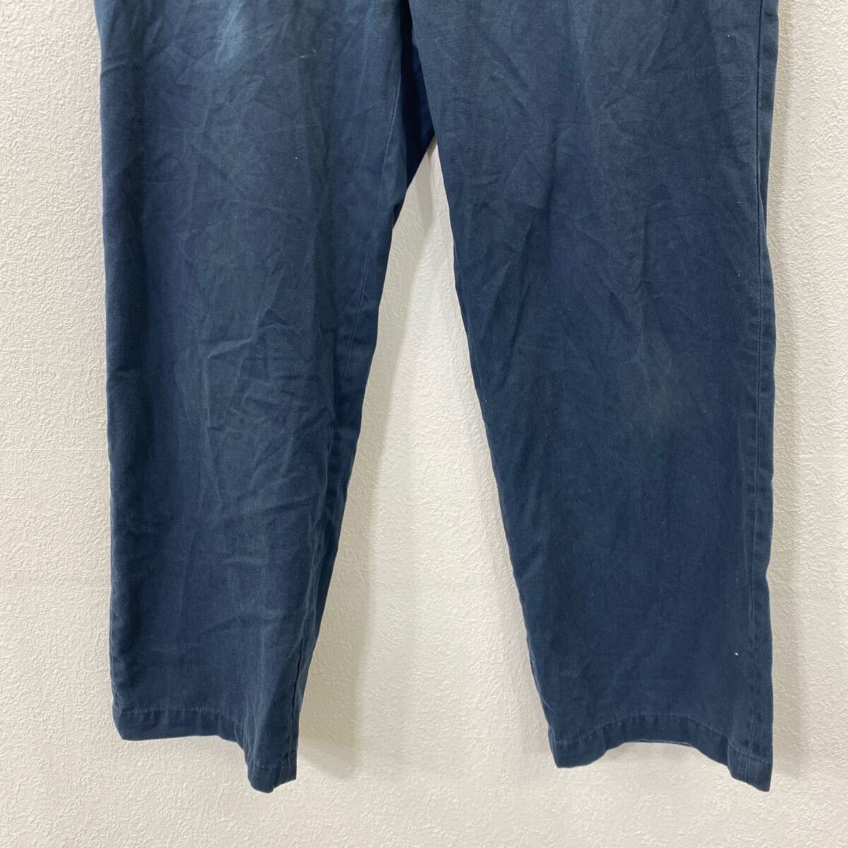 【中古】【古着】 Dickies チノパンツ W34 ディッキーズ ネイビー 古着卸 アメリカ仕入 2410-138