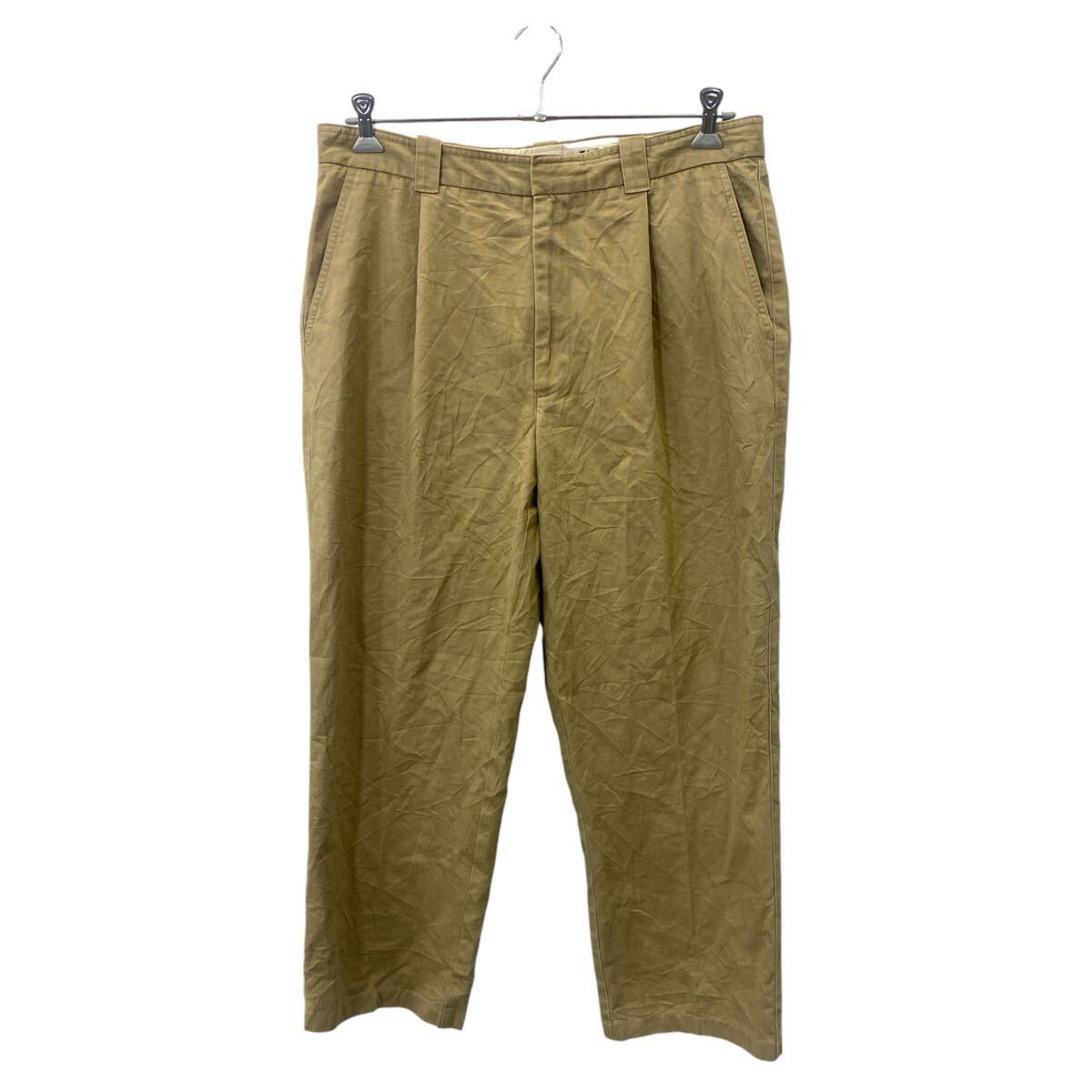 Rakuten - 【中古】【古着】 TOMMY HILFIGER コットンパンツ W36 トミーヒルフィガー ビッグサイズ ベージュ系 古着卸 アメリカ仕入 2410-184