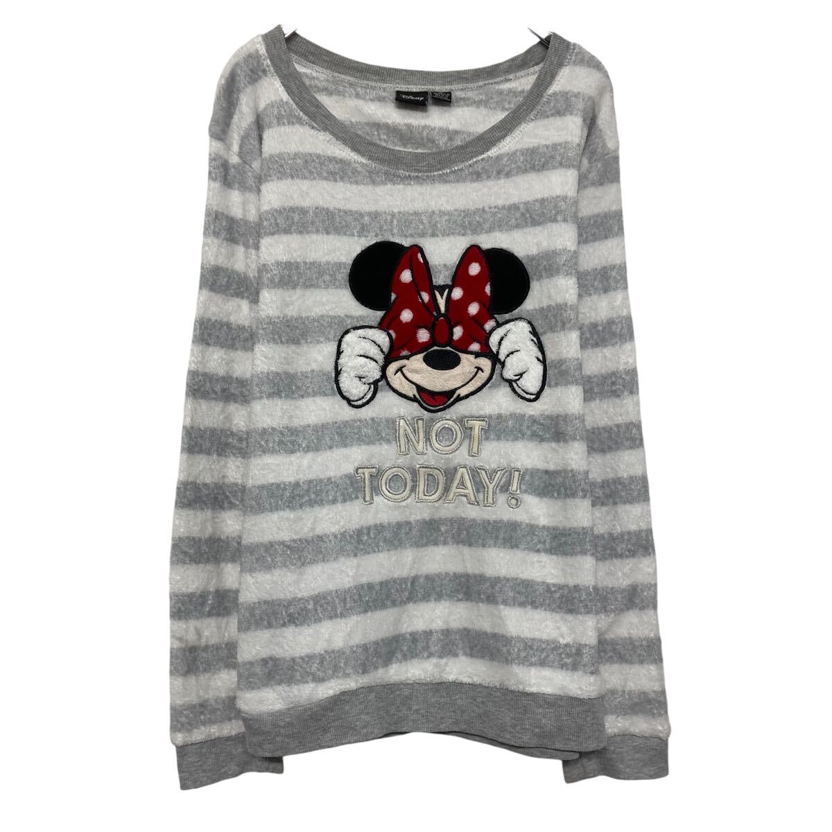 【中古】【古着】 Disney プリント スウェット トレーナー ディズニー キッズ M~ ホワイト キャラクタ..