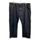 【中古】【古着】 Levi's 501 デニムパンツ W52 リーバイス ボタンフライ ビッグサイズ ブラック コットン 古着卸 アメリカ仕入 2410-295(4)
