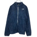 【中古】【古着】 THE NORTH FACE ジップアップ フリースジャケット 150〜 キッズ ネイビー ノースフェイス アウトドア 古着卸 アメリカ仕入 ...