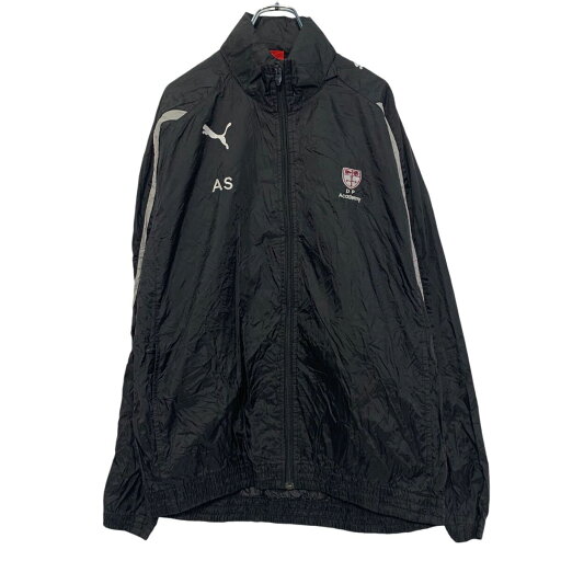 【中古】【古着】 PUMA ロゴ ジャージ プーマ M サイズ ブラック ホワイト フルジップ ラグラン スポーティー 古着卸 アメリカ仕入 a610-6541 【中古】【古着】 PUMA ロゴ ジャージ プーマ M サイズ ブラック ホワイト フルジップ ラグラン スポーティー 古着卸 アメリカ仕入 a610-6541