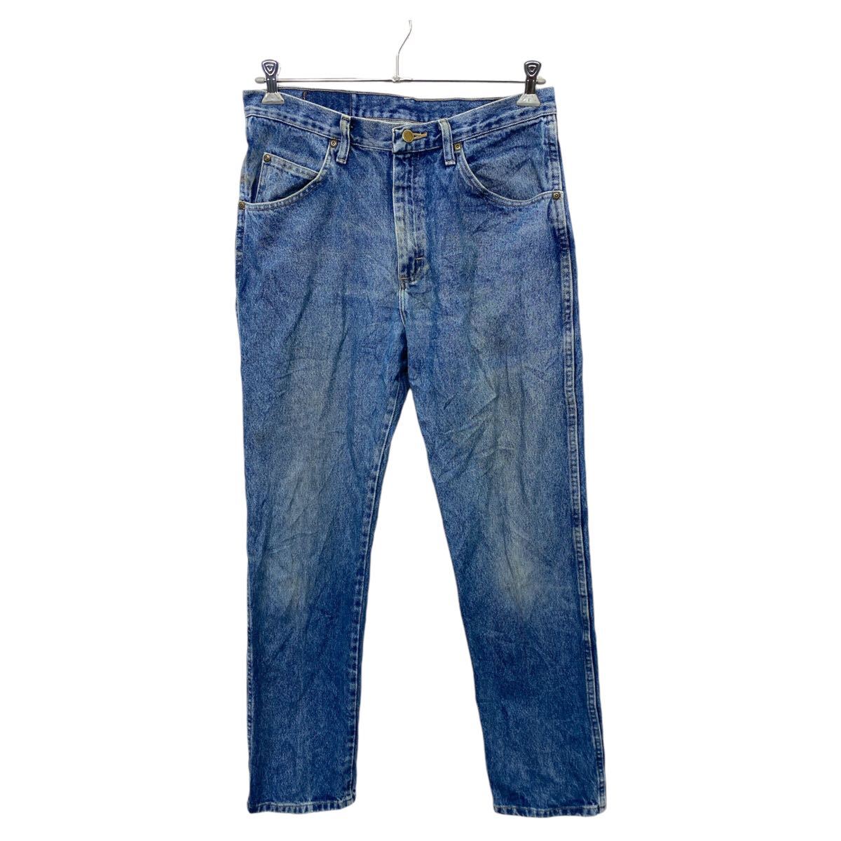 【中古】【古着】 Wrangler デニムパンツ W33 ラングラー メキシコ製 コットン ブルー系 古着卸 アメリカ仕入 2410-347