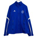 【中古】【古着】 adidas ジャケット アディダス M ブルー スポーツウェア フルジップ ジャージ 古着卸 アメリカ仕入 a610-7266