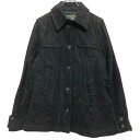 【中古】【古着】 Woolrich ウール混紡 メルトン ジャケット レディース M ブラック ウールリッチ ショートコート 古着卸 アメリカ仕入 a610-7406