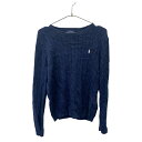 【中古】【古着】 POLO RALPH LAUREN セーター Lサイズ ポロラルフローレン ネイビー系 古着卸 アメリカ仕入 t2410-3323(4)