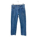 【中古】【古着】 Wrangler デニムパンツ W36 ラングラーメキシコ製 コットン ブルー系 古着卸 アメリカ仕入 2410-369(4)