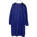 【中古】【古着】 モヘア風 スパンコール ニット セーター チュニック レディース XL~ ブルー ワンピース 古着卸 アメリカ仕入 a610-7556