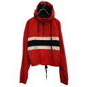 【中古】【古着】 FOREVER 21 ジャケット レディース M レッド ブルゾン ハーフジップ ドローコード古着卸 アメリカ仕入 a610-7621
