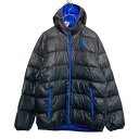 【中古】【古着】 adidas ナイロン ダウン ジャケット アディダス キッズ L ブラック 中綿 ブルゾン フルジップ 古着卸 アメリカ仕入 a610-76...