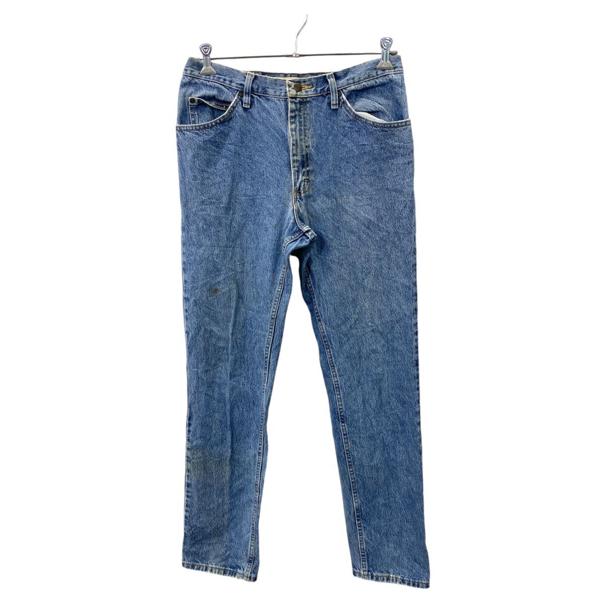 【中古】【古着】 Lee デニムパンツ W34 リー メキシコ製 コットン ブルー系 古着卸 アメリカ仕入 2410-406