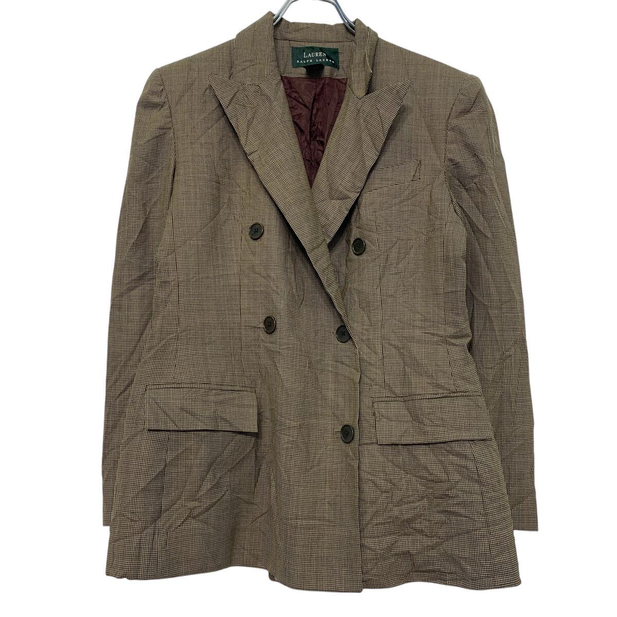 【中古】【古着】 LARGE Ralph Lauren テーラードジャケット ローレンラルフローレン M 程 マルチカラー ポケット付き 秋冬 古着卸 アメリカ仕入 a610-7861