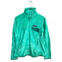 【中古】【古着】 Patagonia フリース Sサイズ パタゴニア レディース ハーフボタン グリーン 古着卸 アメリカ仕入 t2410-3425