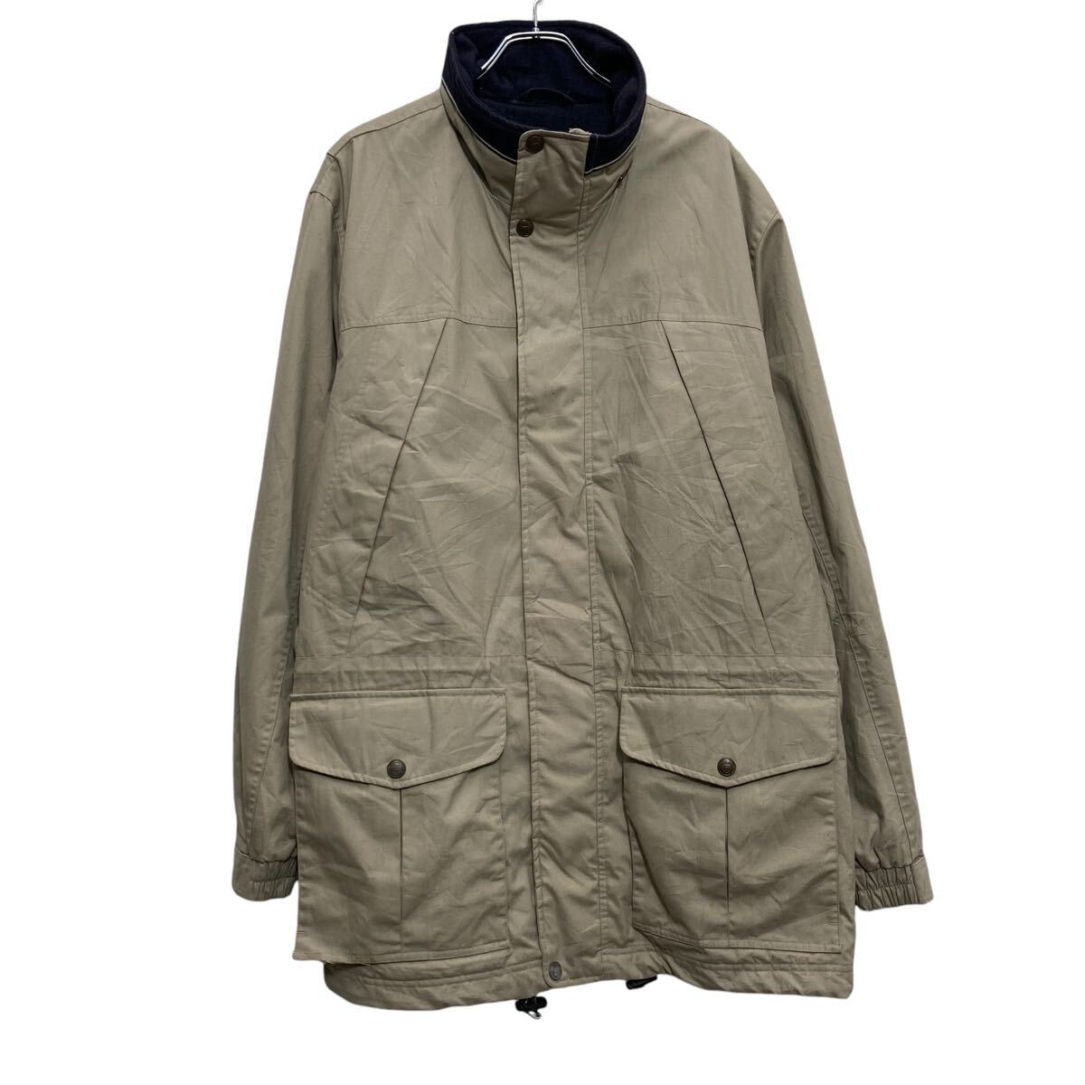 【中古】【古着】 PACIFICTRAIL ナイロン ジャケット XLT ベージュ ビッグサイズ 裏起毛 スナップボタン フルジップ 古着卸 アメリカ仕入 a610-8006