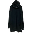 【中古】【古着】 THE NORTH FACE ジップアップ スウェット トレーナー レディース XL ブラック ノース 薄手 チュニック 古着卸 アメリカ仕入 a610-8139