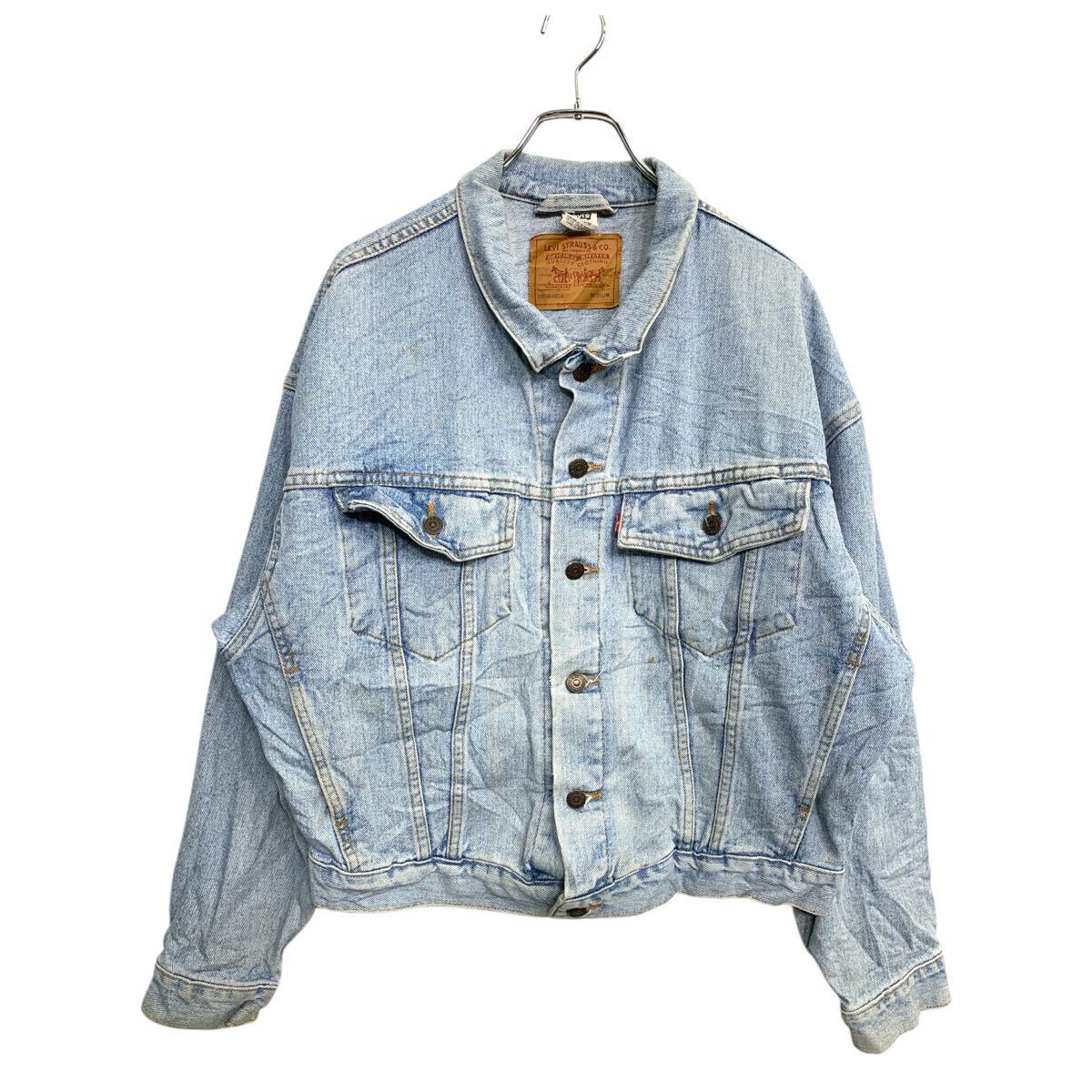 【中古】【古着】 Levi's デニムジャケット Mサイズ リーバイス ブルー メキシコ製 古着卸 アメリカ仕入 t2410-3461