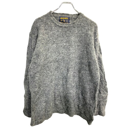 【中古】【古着】 WOOLRICH ニット トップス Lサイズ ウールリッチ レディース グレー 古着卸 アメリカ仕入 t2410-3477 【中古】【古着】 WOOLRICH ニット トップス Lサイズ ウールリッチ レディース グレー 古着卸 アメリカ仕入 t2410-3477