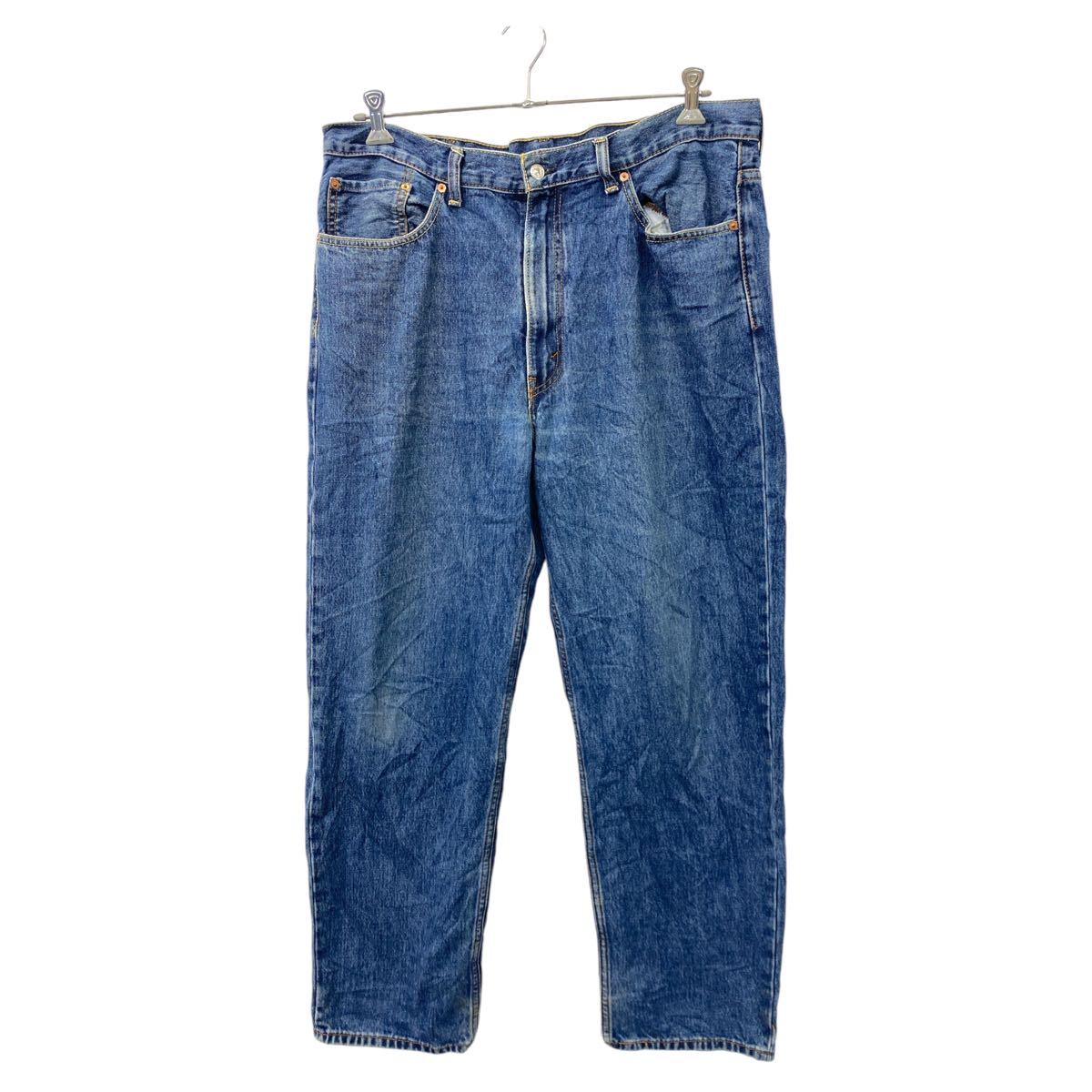 【中古】【古着】 Levi's 550 デニムパンツ W40相当 リーバイス ビッグサイズ ブルー系 古着卸 アメリカ仕入 2411-44