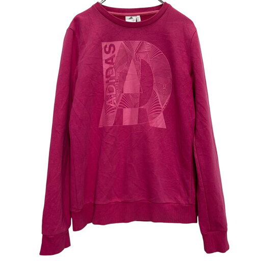 【中古】【古着】 adidas プリントスウェット トレーナー アディダス レディース S ピンク スポーツ プルオーバー 古着卸 アメリカ仕入 a611-5052 【中古】【古着】 adidas プリントスウェット トレーナー アディダス レディース S ピンク スポーツ プルオーバー 古着卸 アメリカ仕入 a611-5052