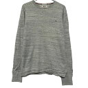 【中古】【古着】 TOMMY HILFIGER ニット レディース L グレー ワンポイント ロゴ シンプル 薄手 古着卸 アメリカ仕入 a611-5070(4)