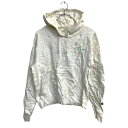 【中古】【古着】 Champion ロゴ スウェット パーカー Sサイズ チャンピオン レディース ホワイト 古着卸 アメリカ仕入 t2411-3090