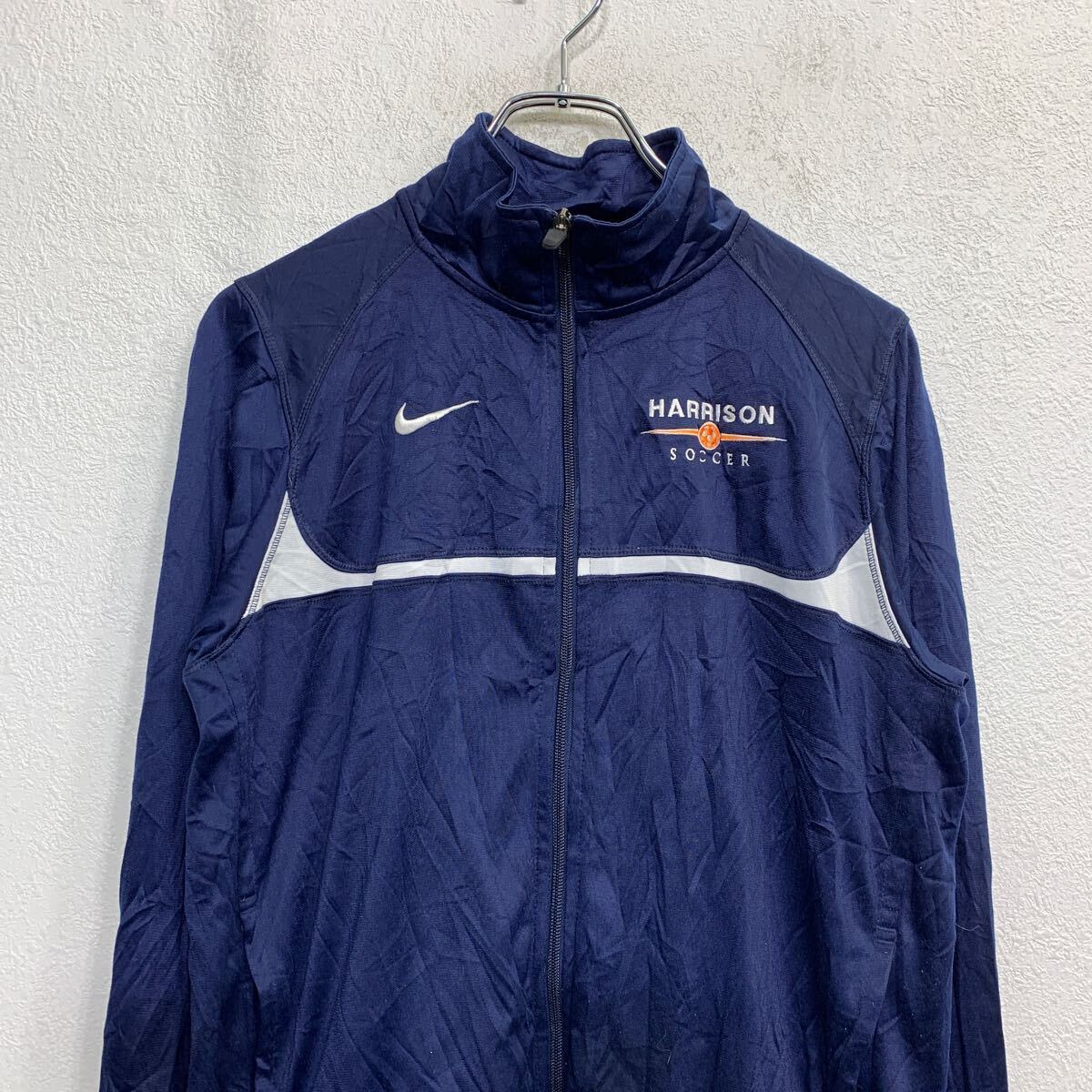 【中古】【古着】 NIKE ジャージ Sサイズ ナイキ ネイビー ジップアップ 古着卸 アメリカ仕入 t2411-3135