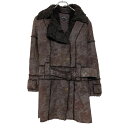【中古】【古着】 You ダッフルコート レディース M~ ブラウン 防寒 裏起毛 古着卸 アメリカ仕入 a611-5517