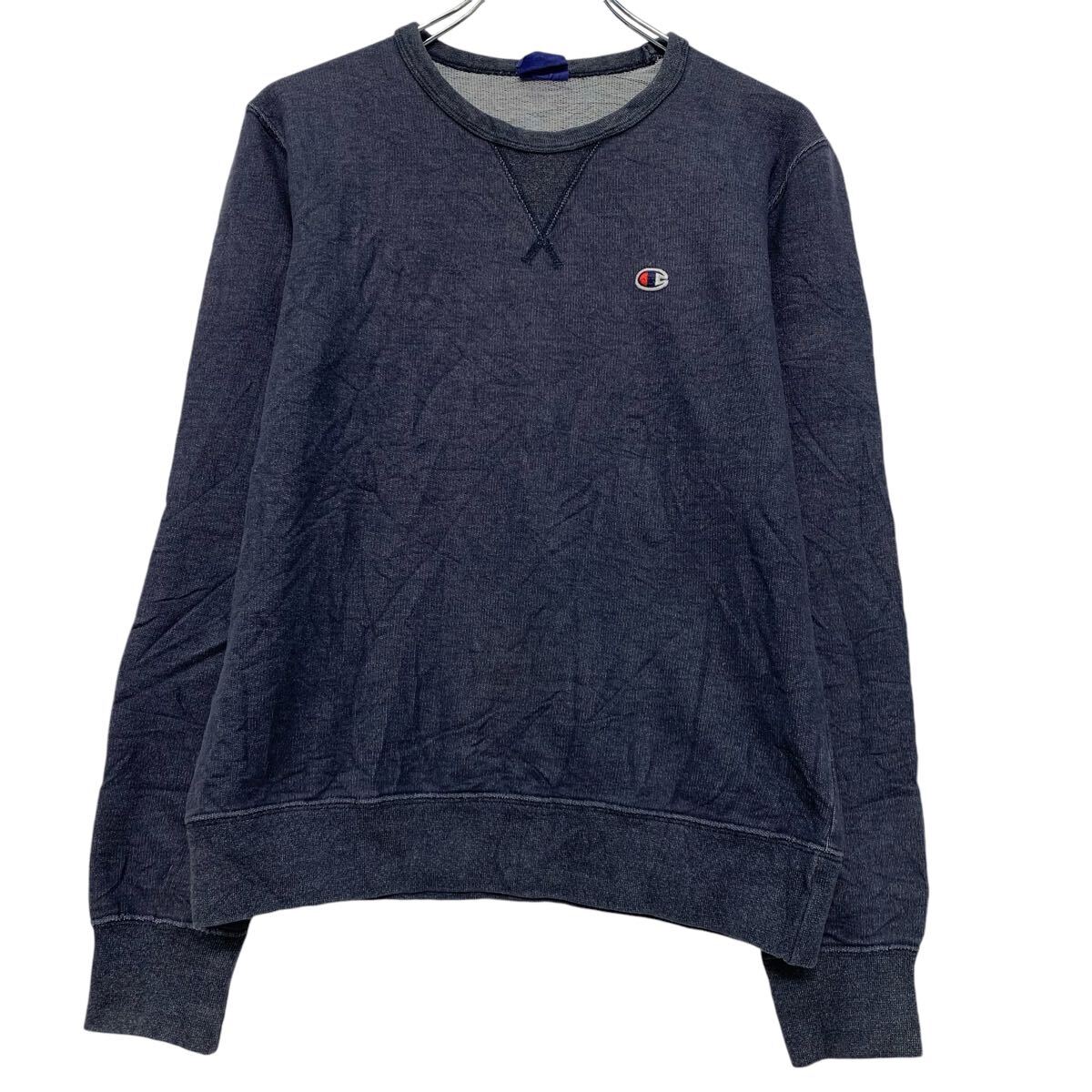 【中古】【古着】 champion ロゴスウェット トレーナー M ダークグレー チャンピオン プルオーバー 古着卸 アメリカ仕入 a611-5748